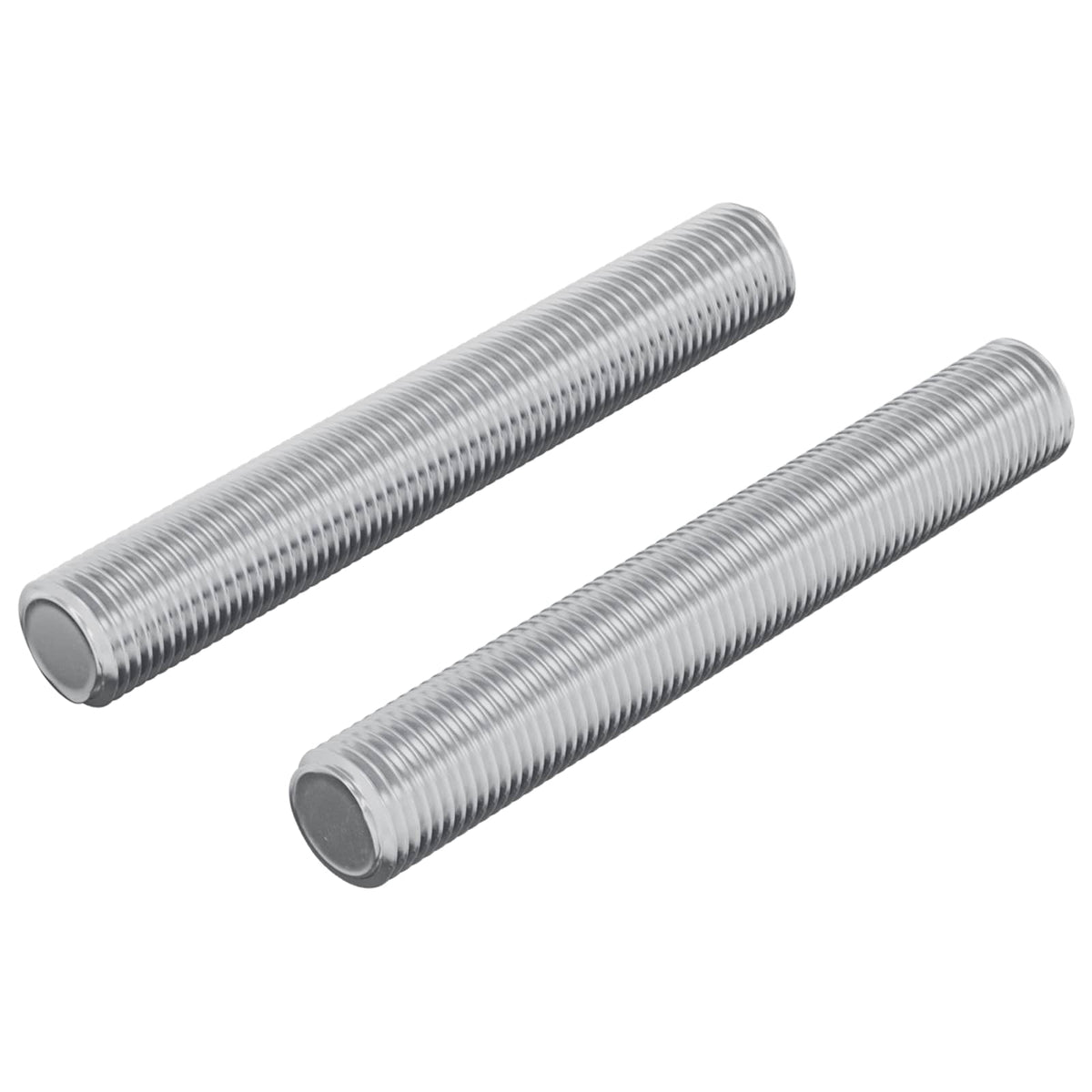 Vidaxxl Gewindestange 2 Stück Silber 8 x 55 mm Stahl