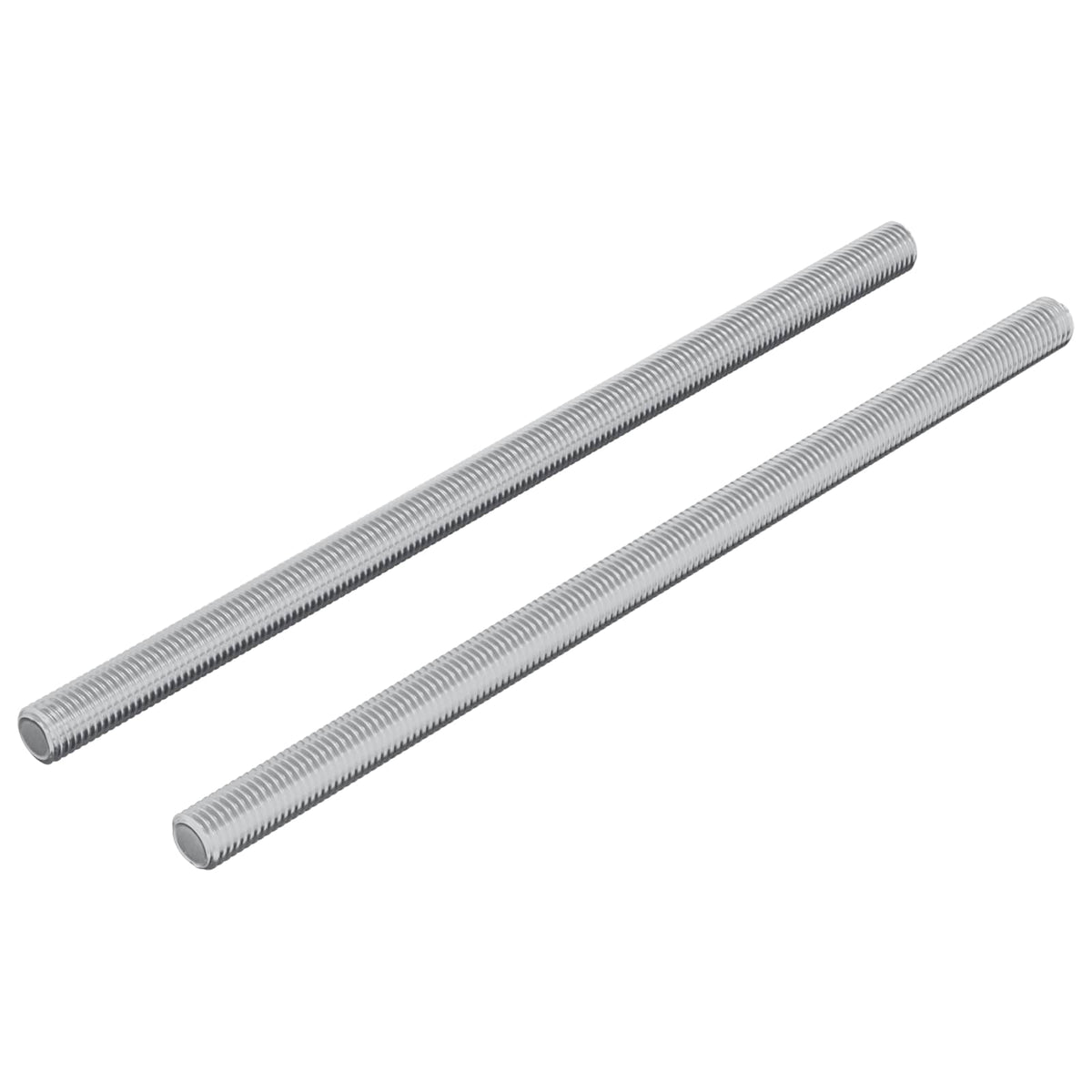 Vidaxxl Gewindestangen 2 Stück Silber M6 x 120 mm Metall