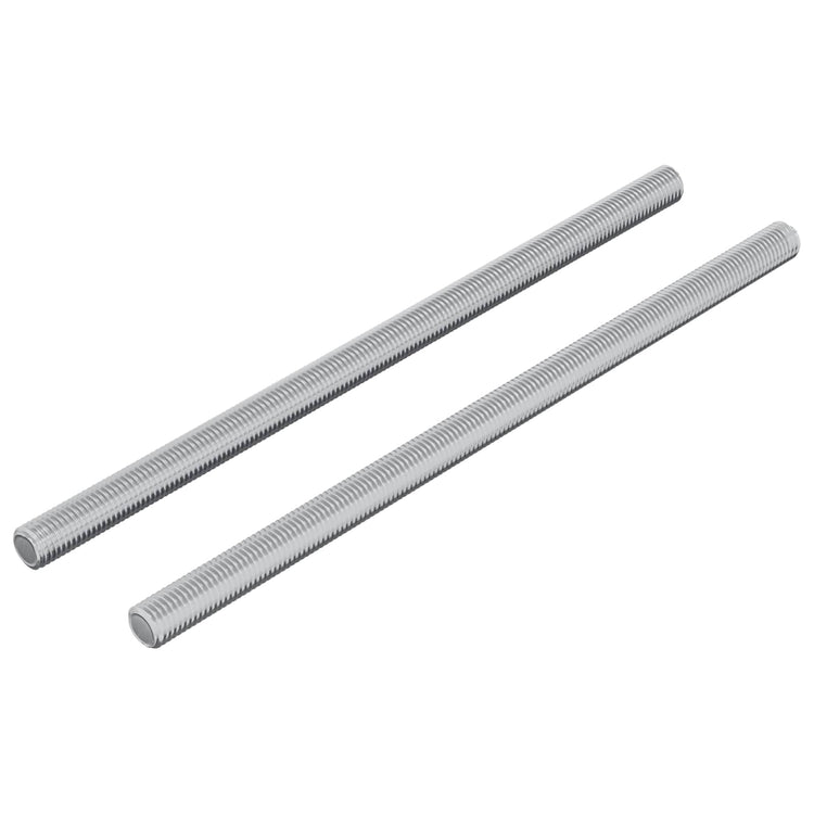Vidaxxl Gewindestangen 2 Stück Silber M6 x 120 mm Metall