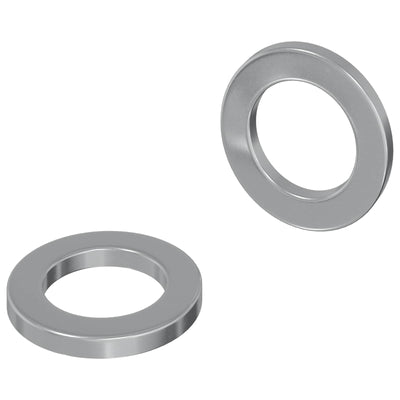 Vidaxl Unterlegscheiben 2 Stück Silber 10 x 10 x 1,2 mm Stahl