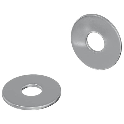 Vidaxl Unterlegscheiben 2 Stück Silber 18 x 18 x 1,2 mm Eisen