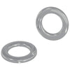 Vidaxl Unterlegscheiben 2 Stück Silber 10 x 10 x 0,8 mm Eisen