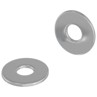 Vidaxl Unterlegscheiben 2 Stück Silber 12 x 12 x 1,2 cm Eisen