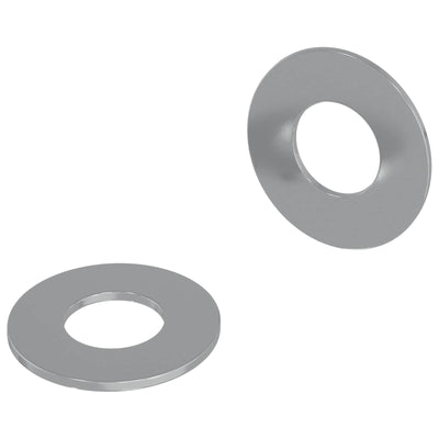 Vidaxl Unterlegscheiben 2 Stück Silber 16 x 16 x 1,5 cm Eisen