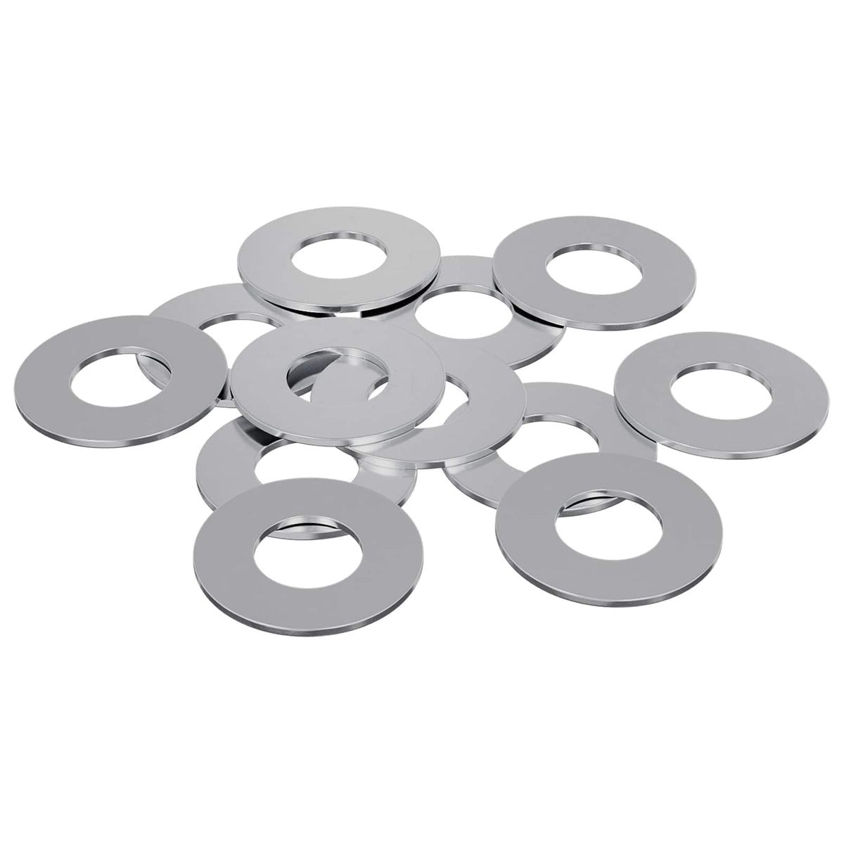 Vidaxl Unterlegscheiben 12 Stück Silber 16 x 16 x 1,5 cm Eisen