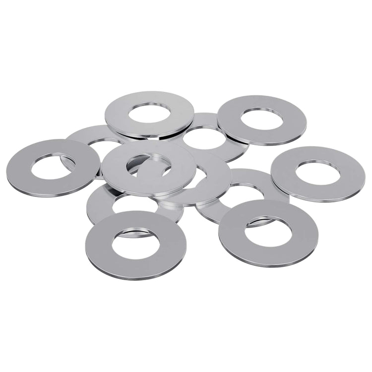 Vidaxl Unterlegscheiben 12 Stück Silber 16 x 16 x 1,5 cm Eisen