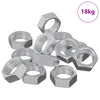 Vidaxl Sechskantmuttern 23377 Stk. Silber Eisen
