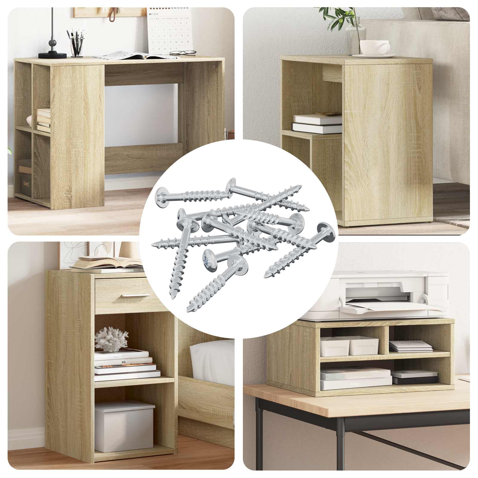 Vidaxl Bolzen 12 Stück Silber 9,8 x 35 mm Eisen