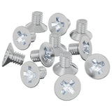Vidaxl Senkkopfschrauben 12 Stück Silber M4 x 6 mm Eisen - afbeelding 2