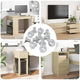 VidaXL Senkschrauben 32727 Stk. Silber Eisen