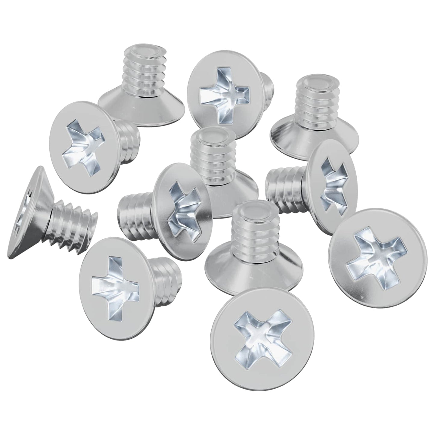 VidaXL Senkschrauben 32727 Stk. Silber Eisen