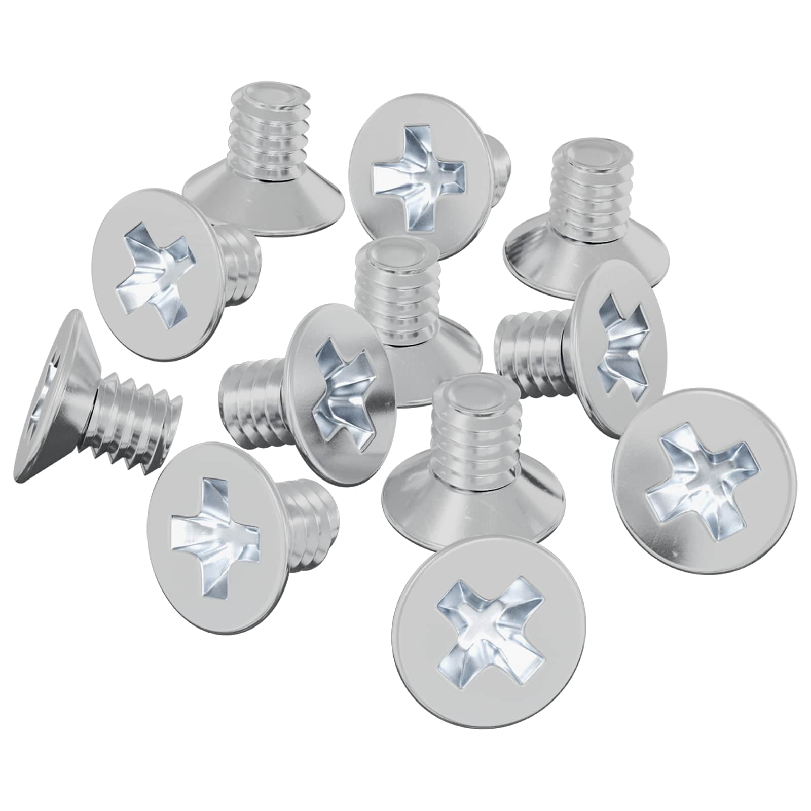 VidaXL Senkschrauben 32727 Stk. Silber Eisen