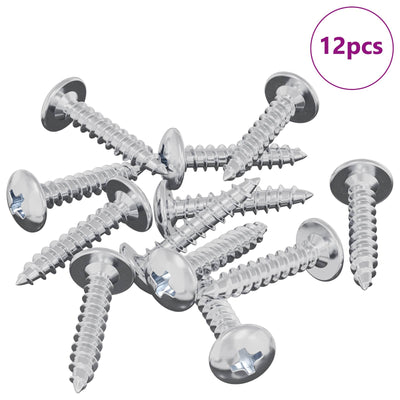 Vidaxl selbstschneidender Nagel 12 Stück verzinkter 4 x 20 mm Stahl