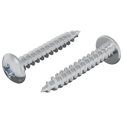 Vidaxl selbstschneidender Nagel 2 Stück verzinkter 4 x 25 mm Stahl