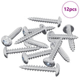 Vidaxl selbstschneidender Nagel 12 Stück verzinkter 4 x 25 mm Stahl - afbeelding 2