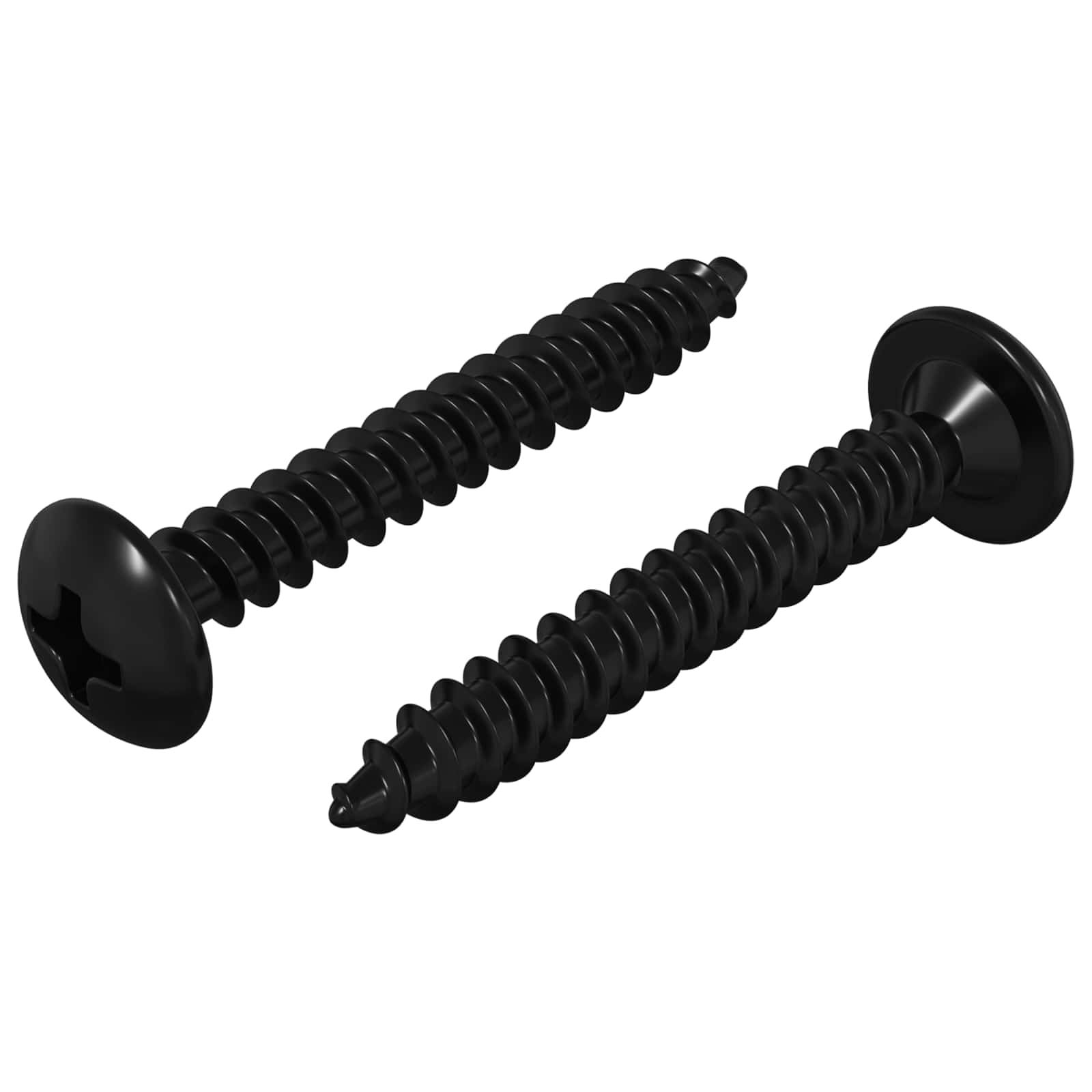 VidaXL Hahnnagel 2 Stück schwarz M4 x 28 mm Stahl