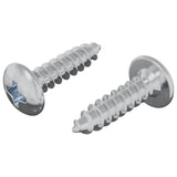 Vidaxl-Schraube 2 Stück Silber M4 x 16 mm Stahl - afbeelding 2