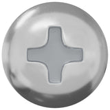 Vidaxl-Schraube 2 Stück Silber M4 x 16 mm Stahl - afbeelding 3