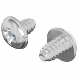 Vidaxl Verriegelungsschrauben 2 Stück Silber M4 x 5 mm Eisen - afbeelding 2