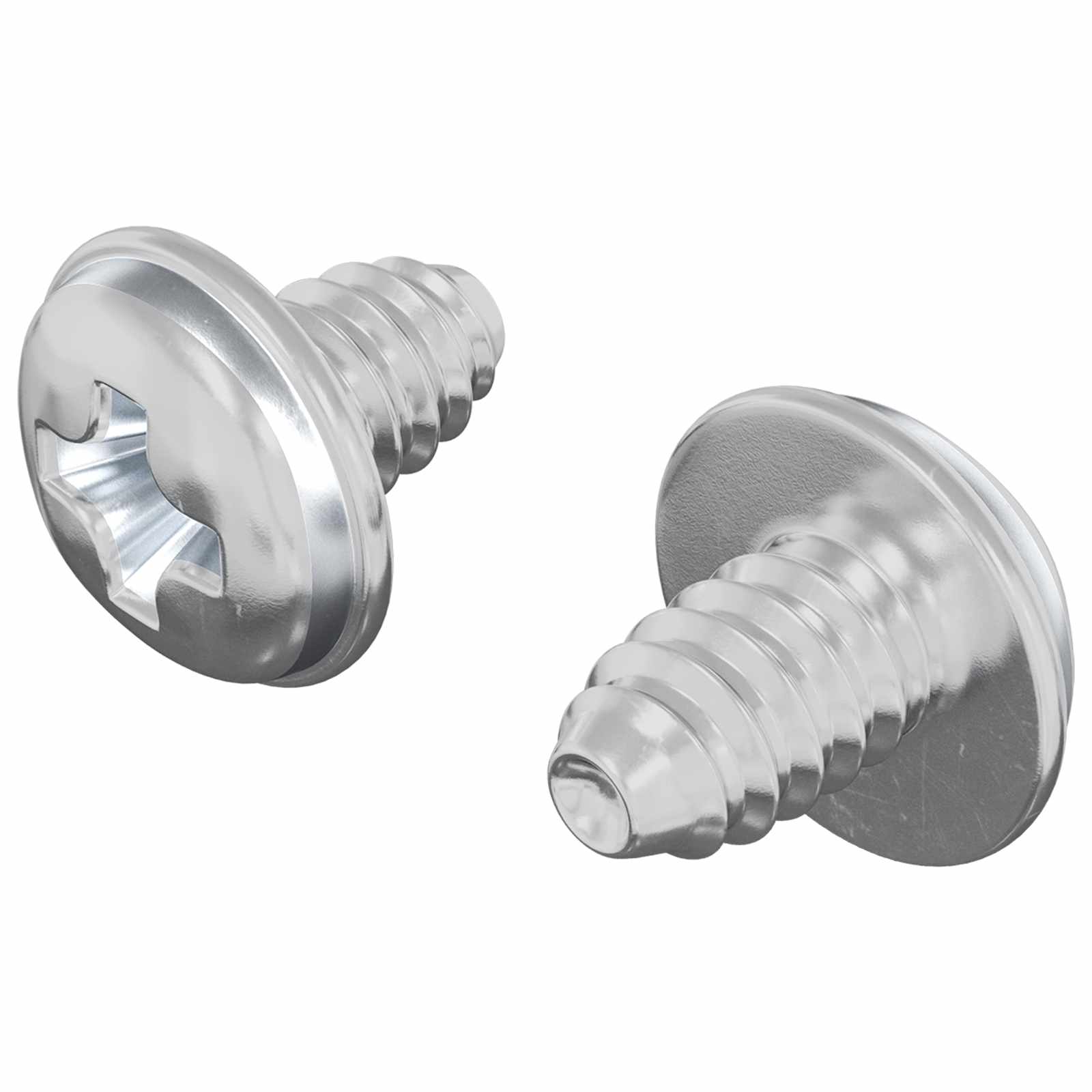 Vidaxl Verriegelungsschrauben 2 Stück Silber M4 x 5 mm Eisen