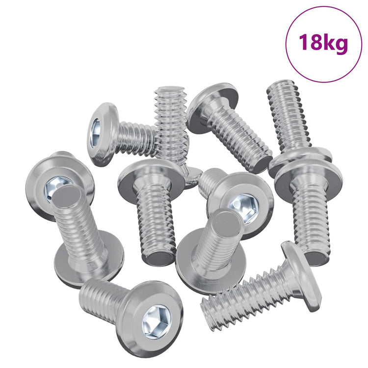 VidaXL Verriegelungsschraube 3600 Stk. Silberstahl