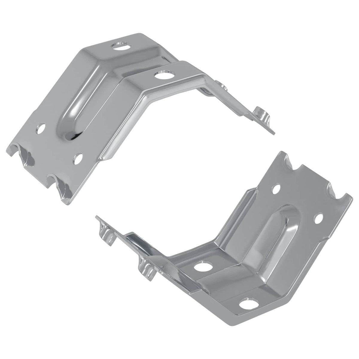 Vidaxxl-Halterung 2 Stück verzinkter 106 x 55 x 1,5 mm Stahl