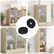 Vidaxxl passend für Flachringe 2 Stück schwarz ∅15 x 3 mm