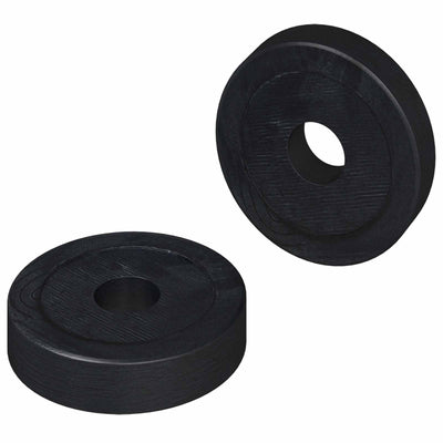 Vidaxxl passend für Flachringe 2 Stück schwarz ∅15 x 3 mm