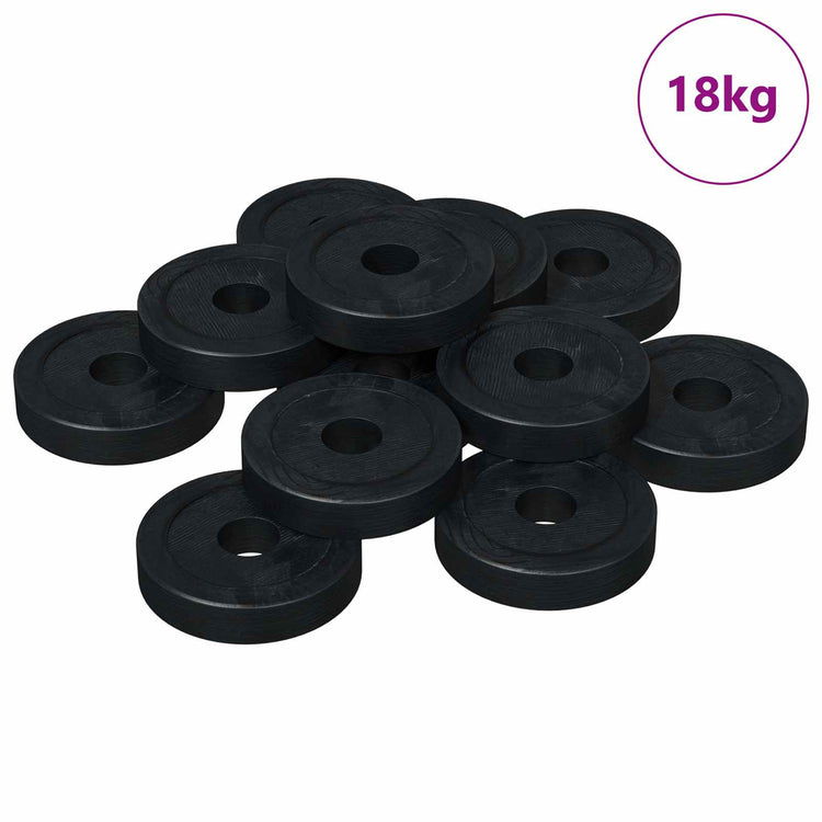 Vidaxxl passend für Flachringe 36000 Stück schwarz ∅15 x 3 mm