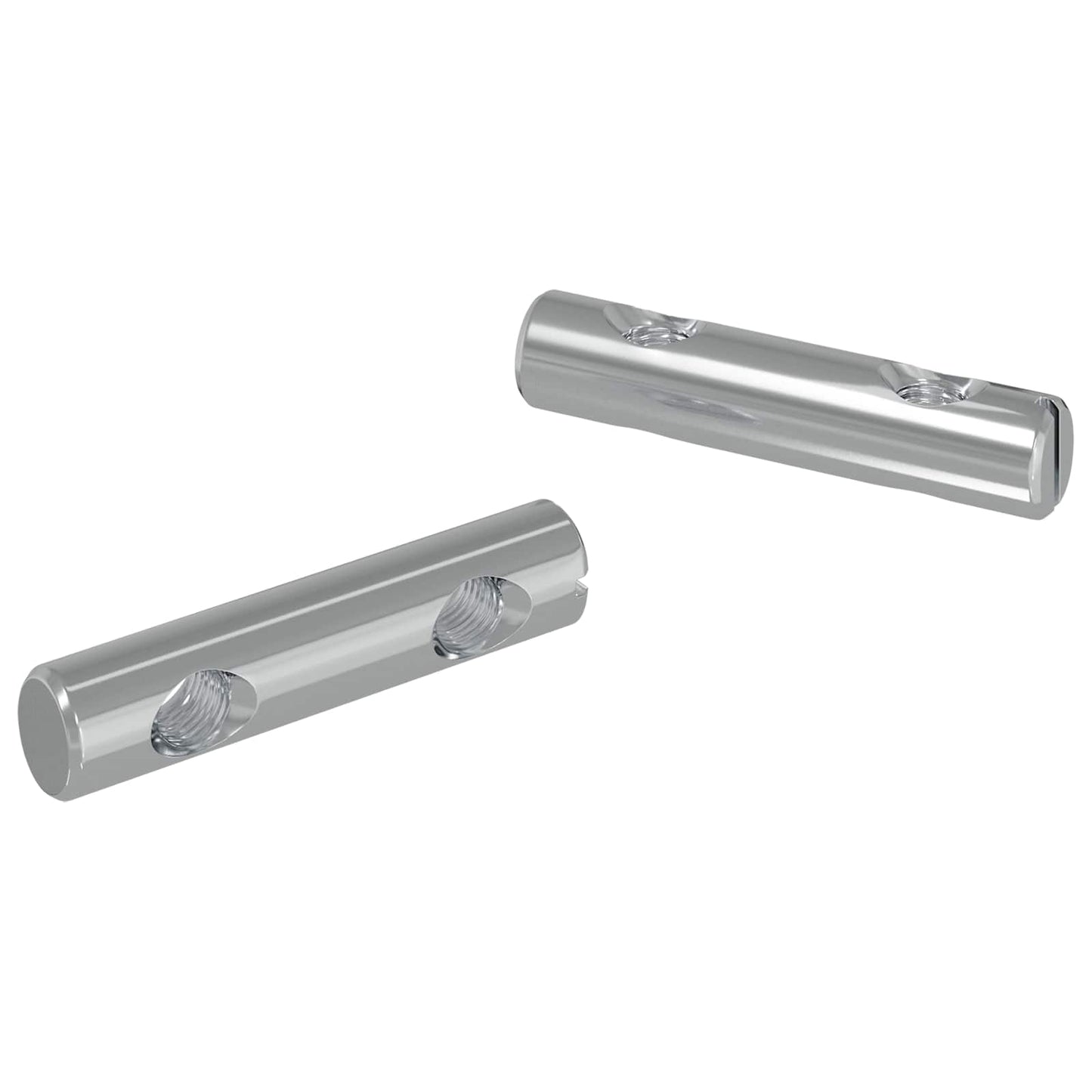 Vidaxl-Mutter 2 Stück verzinktes 60 x 12 mm Eisen