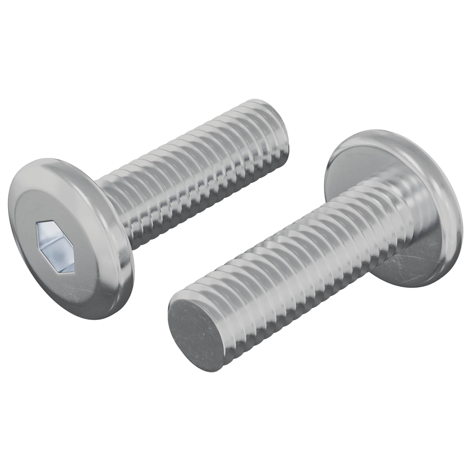 Vidaxl Bolzen 2 Stück Silber 8 x 25 mm Stahl