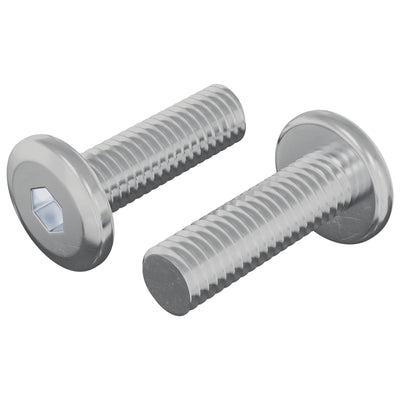 Vidaxl Bolzen 2 Stück Silber 8 x 25 mm Stahl