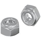 Vidaxxl Mutter 2 Stück Silber M6 x 10 mm Eisen - afbeelding 2