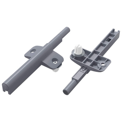 Vidaxx Soft-Closing-Dämpfer 2 Stück grau 125 x 47 x 15 mm PP