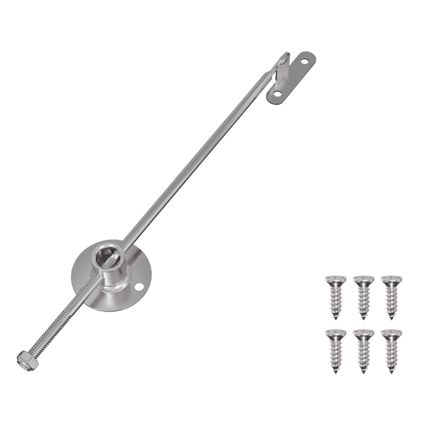 Vidaxxl Gasfeder 12 Stück Silber 190 mm Eisen