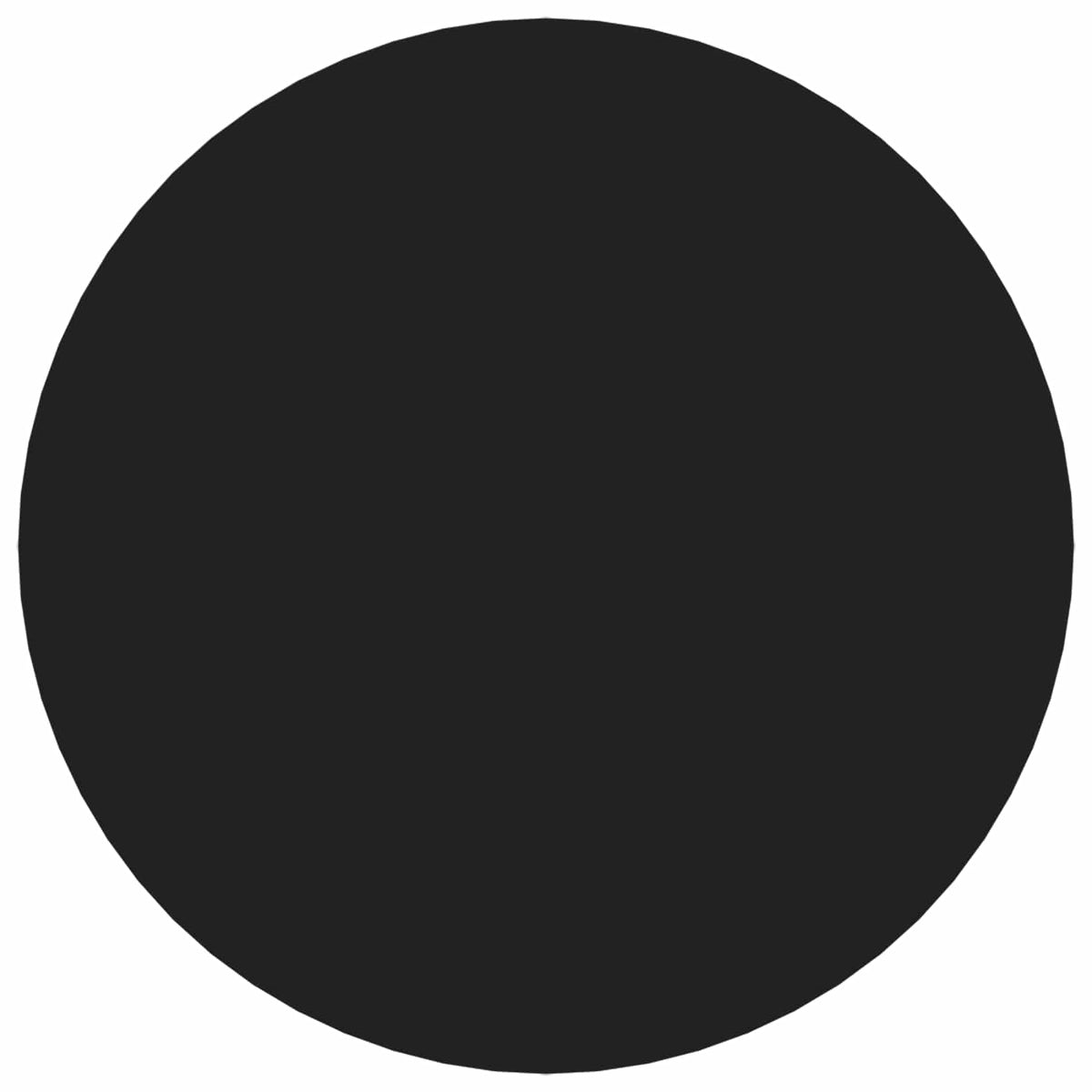 Vidaxx selbstklebende Schraubenabdeckung 12 Stück schwarz ø 20 x 0,5 mm