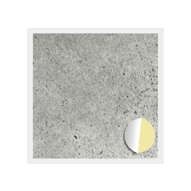 Vidaxx selbstklebende Schraubenabdeckung 12 Stück betongrau ø 20 x 0,5 mm