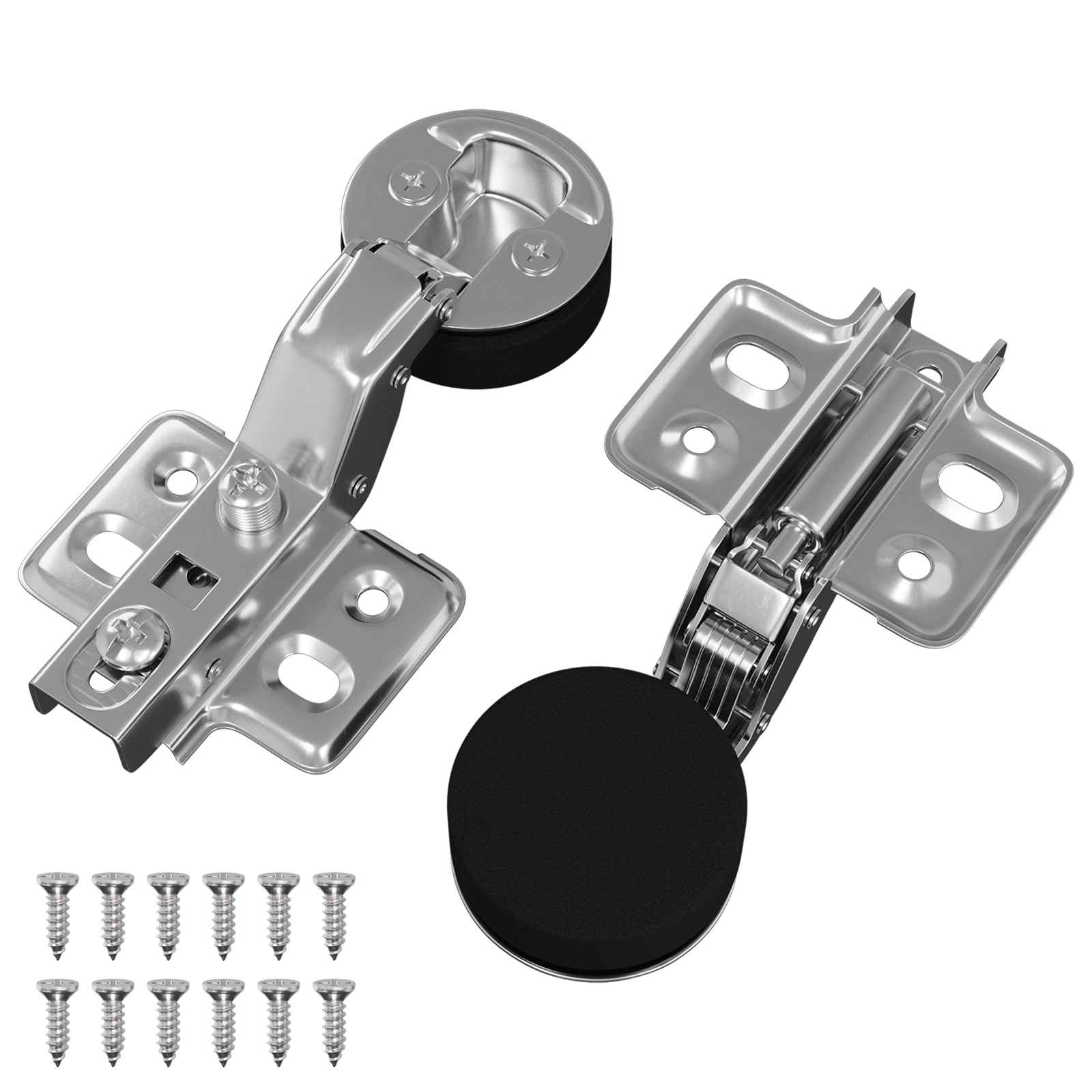 Vidaxx Scharnier 2 Stück Silber 35 mm Eisen