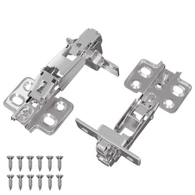 Vidaxx Scharnier 2 Stück Nickel 139 x 64,1 x 10 mm Eisen