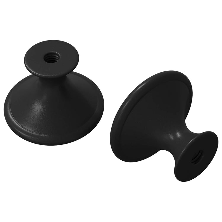 VidaXL-Griff 2 Stück schwarz ø30 mm Aluminium
