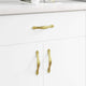 VidaXL-Griff 2 Stück Gold 143 x 19,2 x 20 mm Zinklegierung