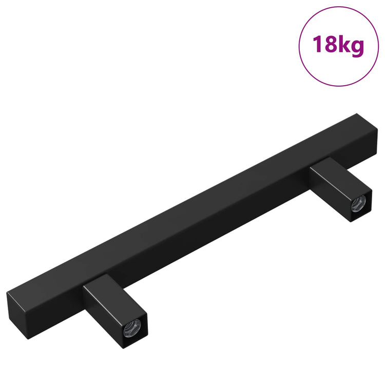 Vidaxxl Schrankgriff 420 Stück schwarz 150 x 12,3 x 35,2 mm