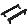 Vidaxxl Schrankgriff 2 Stück schwarz 121 x 16,6 x 28,3 mm Eisen