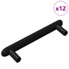 Vidaxxl Schrankgriff 12 Stück schwarz 121 x 16,6 x 28,3 mm Eisen
