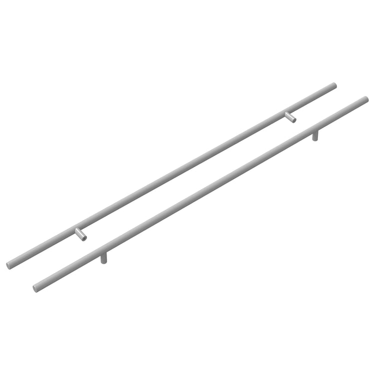 VidaXL Schrankgriff 2 Stk. Silber 700mm Edelstahl