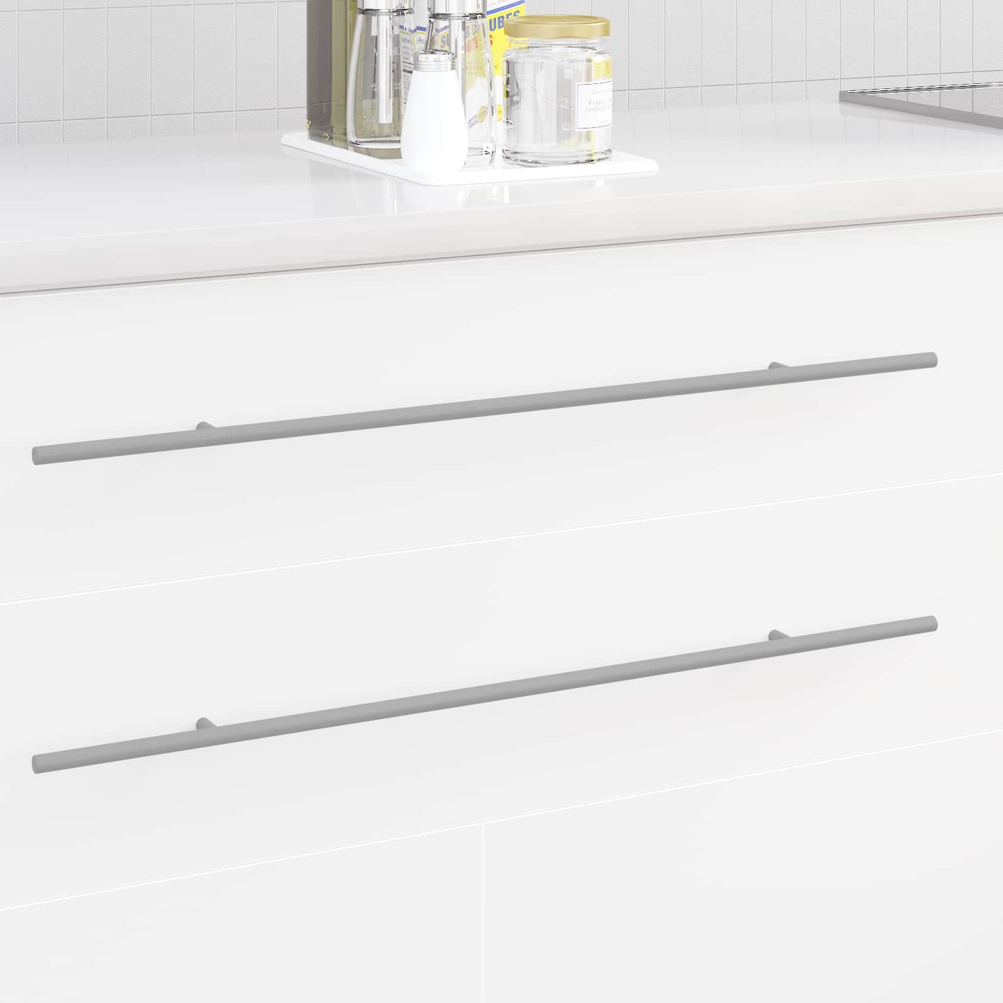 VidaXL Schrankgriff 12 Stk. Silber 700 mm Edelstahl