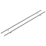 Vidaxxl Schrankgriff 2 Stk. Silber 800 mm Edelstahl - afbeelding 2