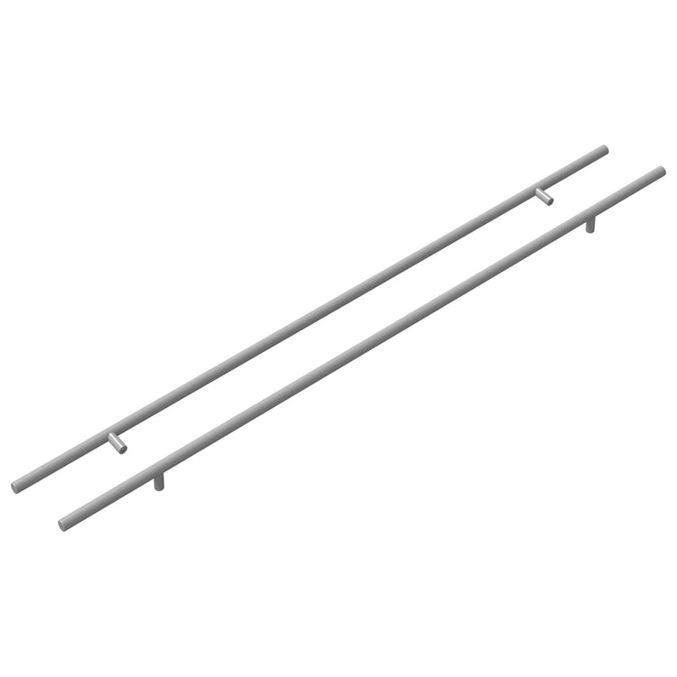 Vidaxxl Schrankgriff 2 Stk. Silber 800 mm Edelstahl