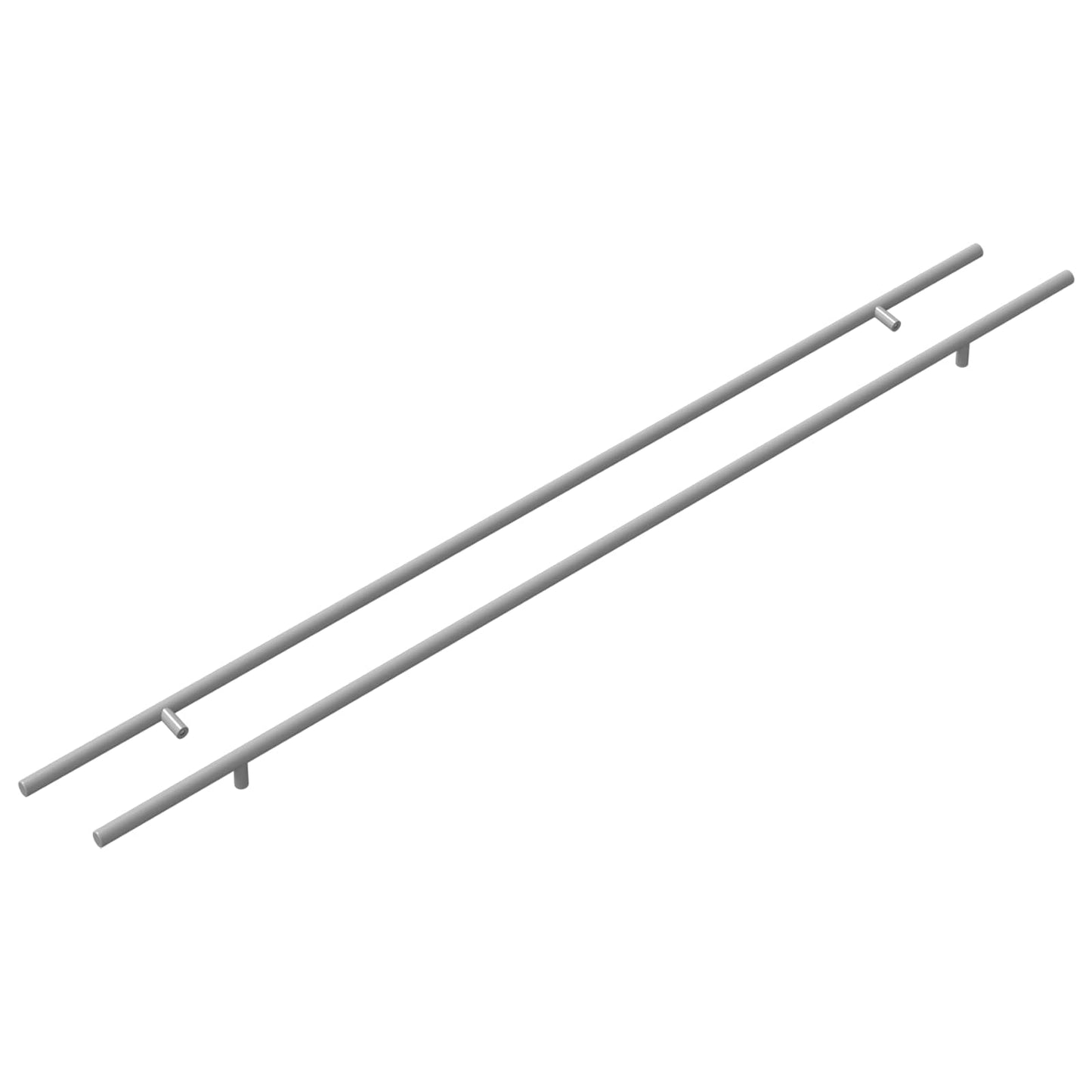 Vidaxxl Schrankgriff 2 Stk. Silber 900 mm Edelstahl