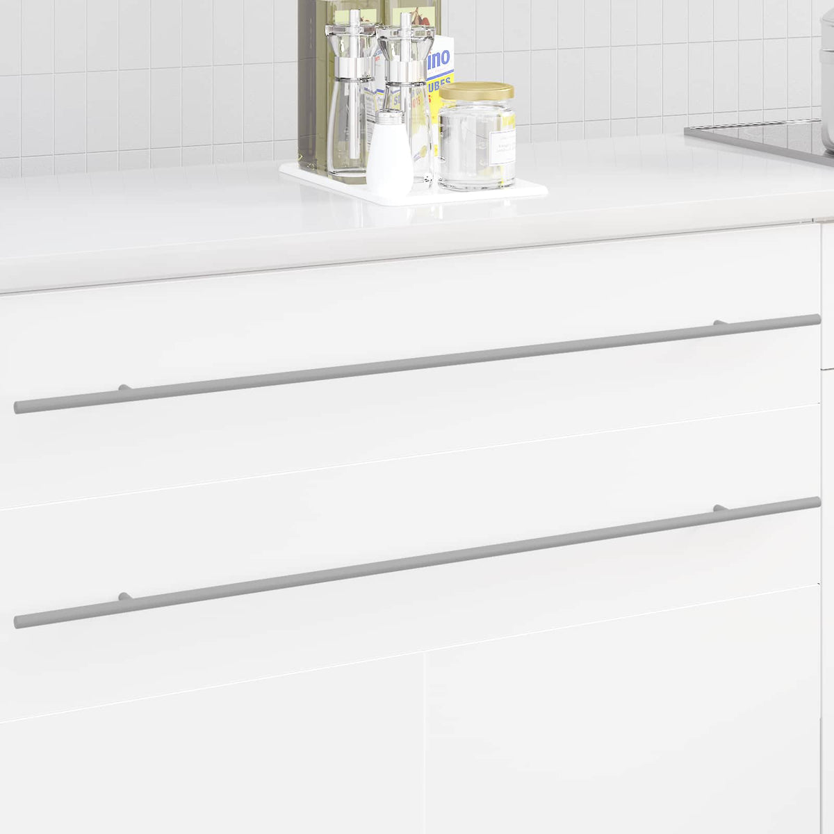 Vidaxxl Schrankgriff 12 Stk. Silber 900 mm Edelstahl